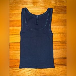 SKIMS Navy Blue Tank Top